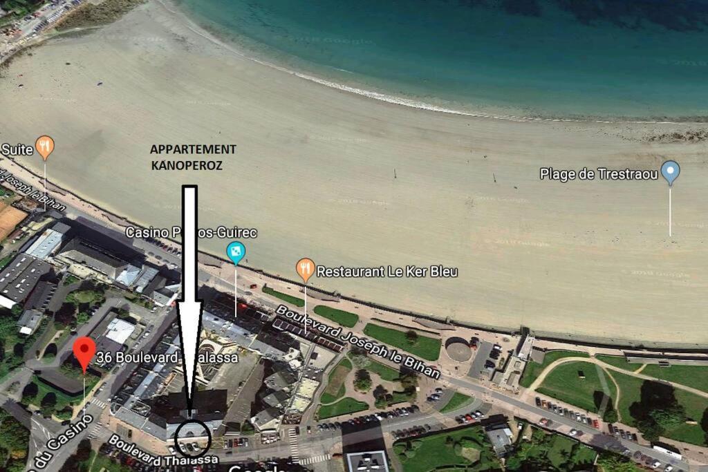 Kanoperoz-Plage De Trestraou Perros-Guirec Exterior foto